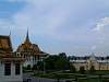 View from the Royal Palace over the entrance and the Tonle Sap river